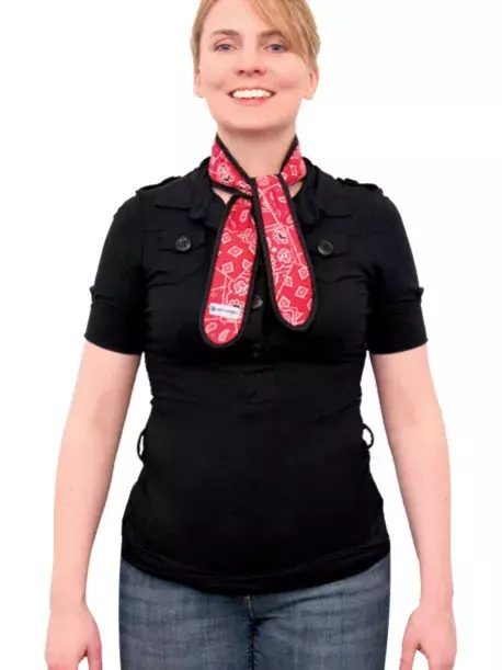 Chladící kravata Aqua CoolKeeper Red Western